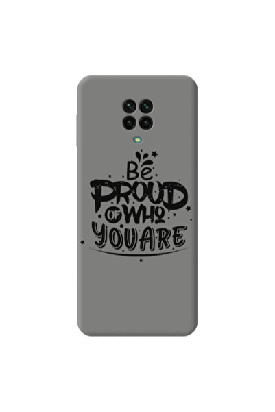 Other Xiaomi Redmi Note 9 Pro Be proud of who you are Grey Colored Silicone T...