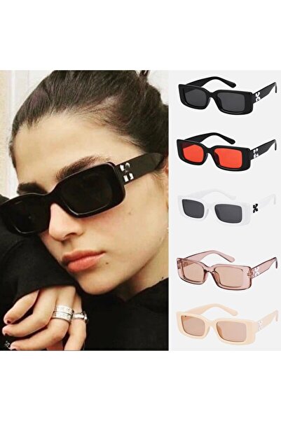 Choice 5pcs 5pcs Set Small Rectangle Sunglasses Women Men Shades Retro Sun Gl...
