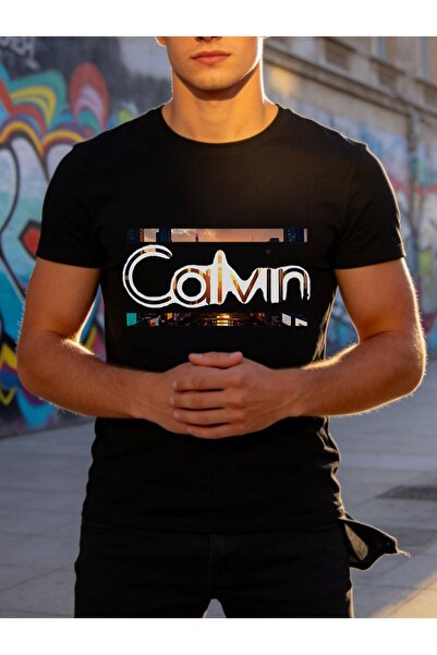 NOURAM 1pc Brand Trendy Printed Pattern Men's Round Neck Short Sleeve T-Shirt...