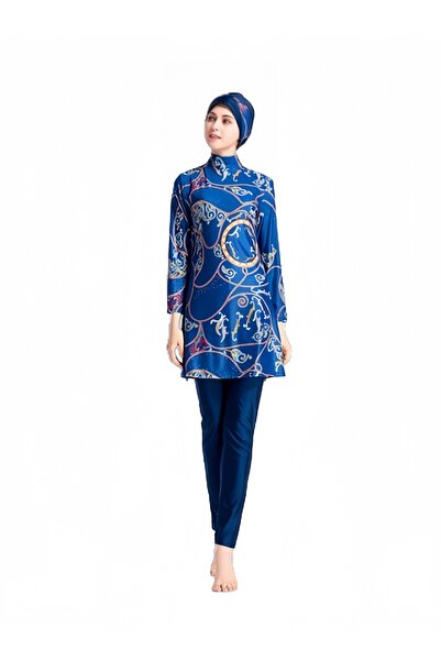 HALAMODO Muslim Swimwear for Women,Modest Islamic Swimsuit with Hijab Long Sl...