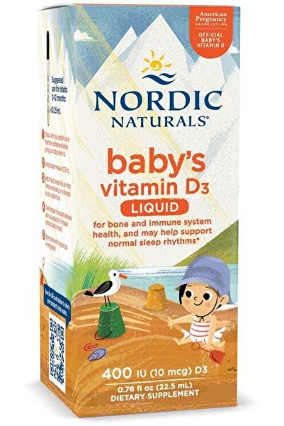 Nordic Naturals Baby'S Vitamin D3 Liquid - 225 ml