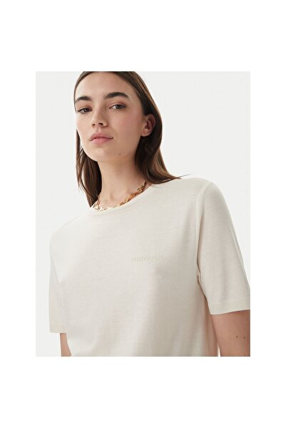 Patrizia Pepe Γυναικείο T-Shirt 2M4542 J419 Κρεμ