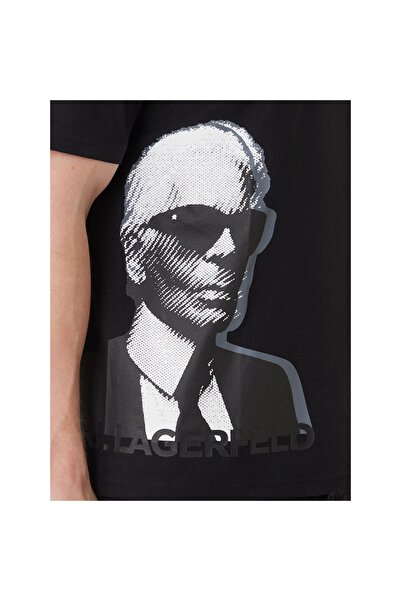Karl Lagerfeld Tricou bărbătesc 755170-562251 Negru