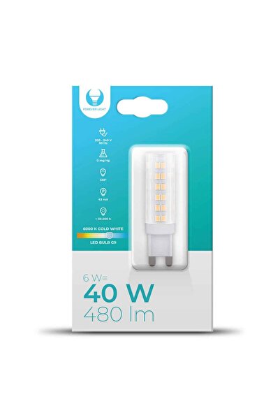 Forever Λάμπα LED G9 6W 230V