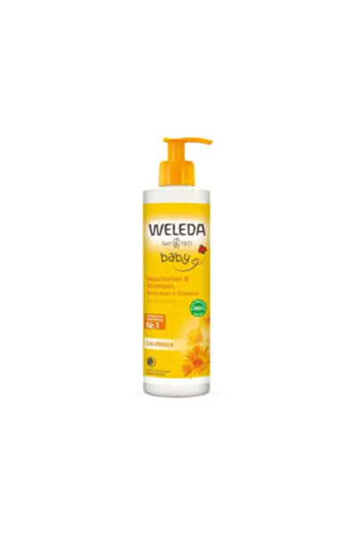 Weleda Καλέντουλα Σαμπουάν & Αφρόλουτρο 400ml Με Αντλία