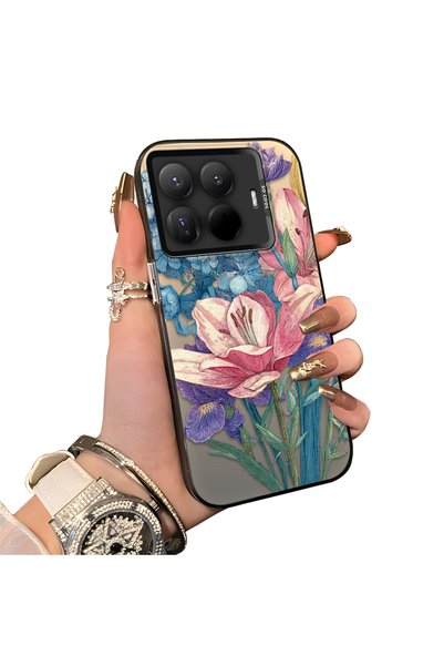 Hontinga 15t Pro Compatible Silicone Edge Hard Back Case Couple Phone Case wi...