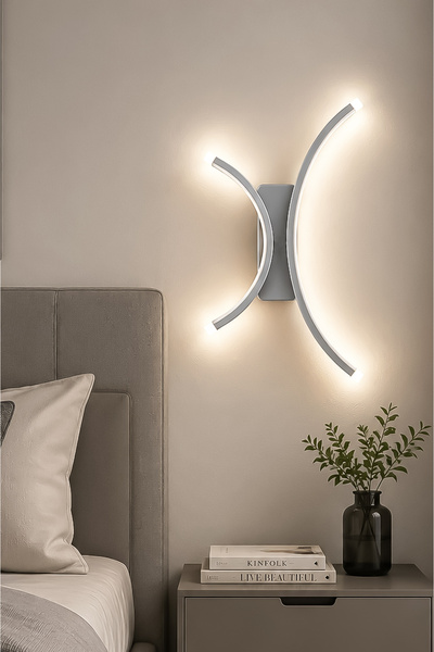Fer Avize Gedro Modern Tasarım Dekoratif Led Aplik (GÜN IŞIĞI) (PİLLİ DEĞİLDİ...