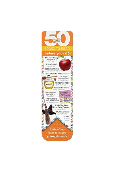 İF Semn de carte 50 BEST - Before You're 5, magnetic, pliabil, cu ilustratii ...
