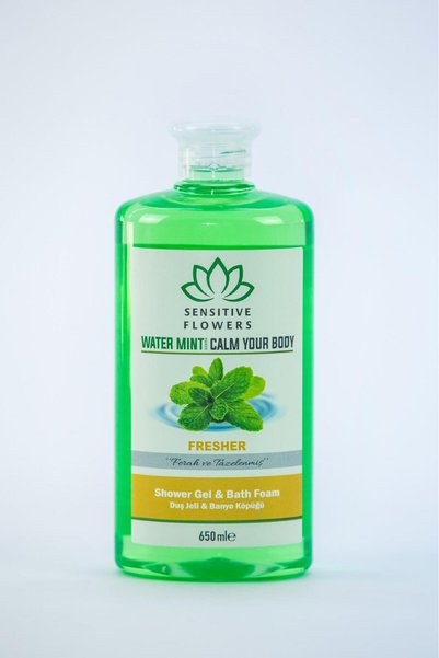 Sensitive Flowers Water Mint Fresher Shower Gel 6 X 650 ml