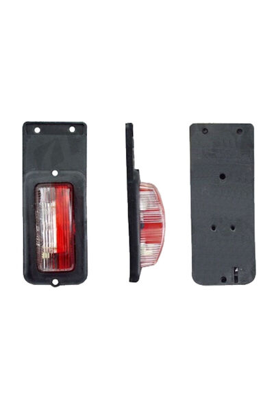 RapidAuto Lampa gabarit auto 12/24V, culoare Alb- Rosu, 55x135x35mm, cu supor...