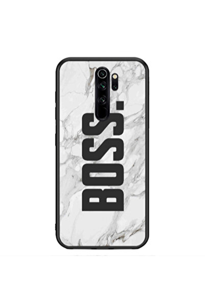 Other Xiaomi Redmi Note 8 Pro Marble Boss Black Glossy Θήκη
