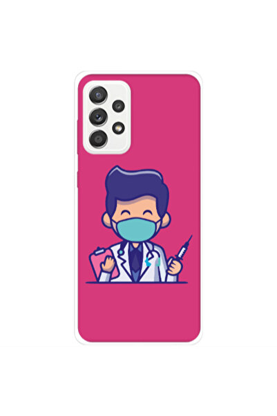 Other Samsung A52 Specialist Doctor Fuchsia Colored Silicone TPU Θήκη