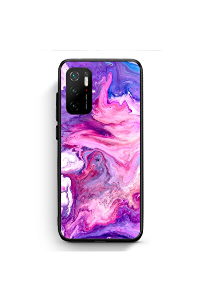 Other Xiaomi Poco M3 Pro Marble art Black Glossy Θήκη