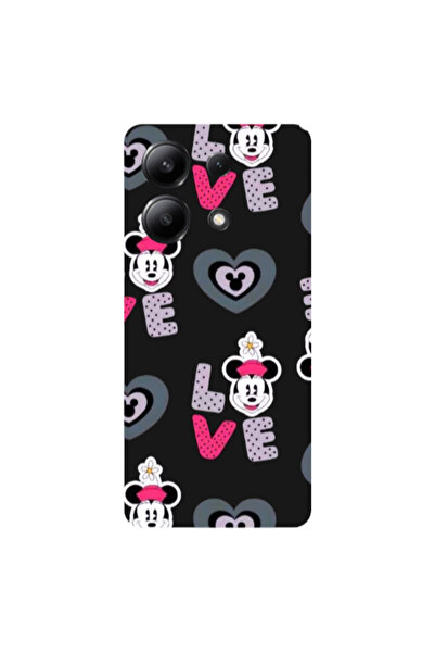 Other Xiaomi Redmi Note 13 4G Minnie Black Colored Silicone TPU Θήκη
