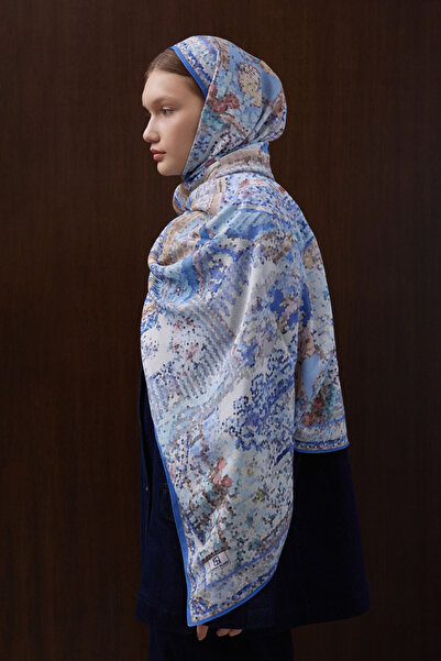SUENOSCARF Mosaia Fresh Mozaik Desenli Modal Şal