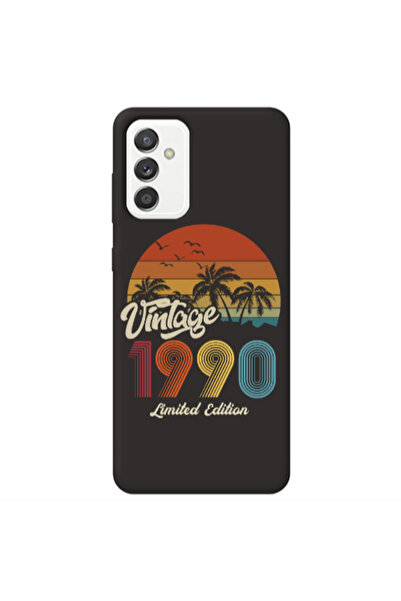 Other Samsung M13 Vintage Black Colored Silicone TPU Θήκη