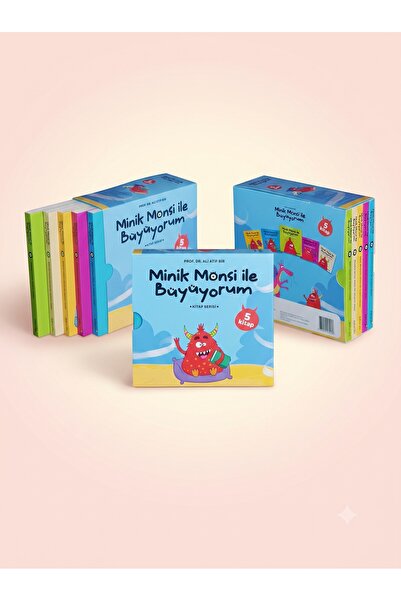 The Kitap Minik Monsi İle Büyüyorum 5’li Kutulu Set