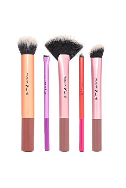 3B Trend 5-Piece Professional Makeup Brush Set - Blush, Foundation, Contour, ...