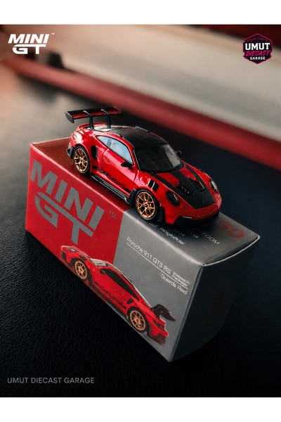 mini gt 1/64 Porsche 911 (992) GT3 RS Weissach Package Guards Red