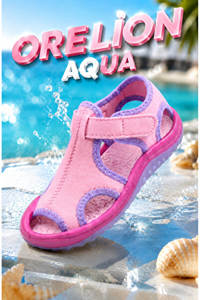 ORELİON New Season Aqua Children's Sea Shoes Non-Slip Sole Toe-Protecting Bea...