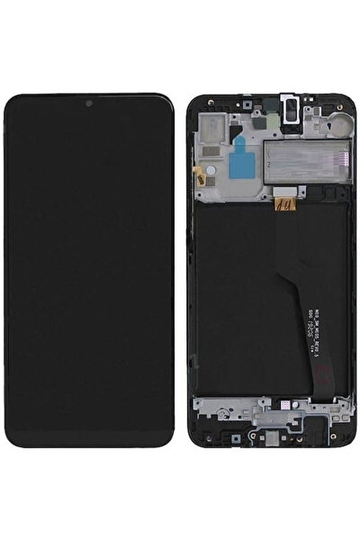 OEM Οθόνη Samsung με μηχανισμό αφής και πλαίσιο για Samsung A10 (Μαύρο) Κωδικ...