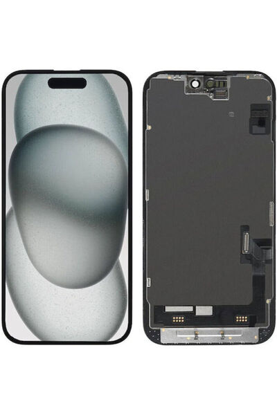 OEM Οθόνη με Μηχανισμό Αφής για iPhone 15 Plus (Μαύρο) Κωδικός: SP11040BK-2