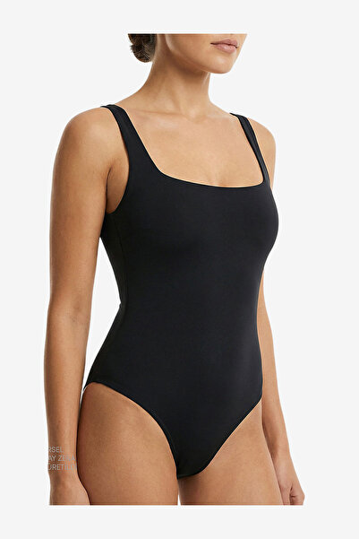 Penti Women Neck Opening Black Swimsuit