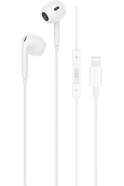 Xo EP75 Ενδοωτικά ακουστικά handsfree με βύσμα Lightning, λευκά