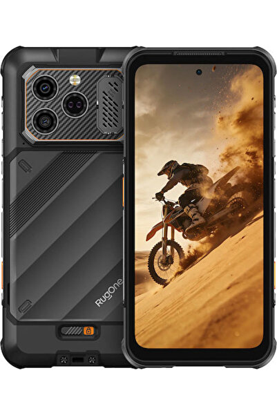 Rugone Xever 8 (8/128GB) Ανθεκτικό Smartphone Μαύρο
