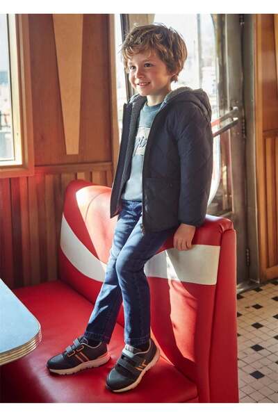 MAYORAL Boy's Elastic Waist Denim Jeans 2-10 Years Dark Blue