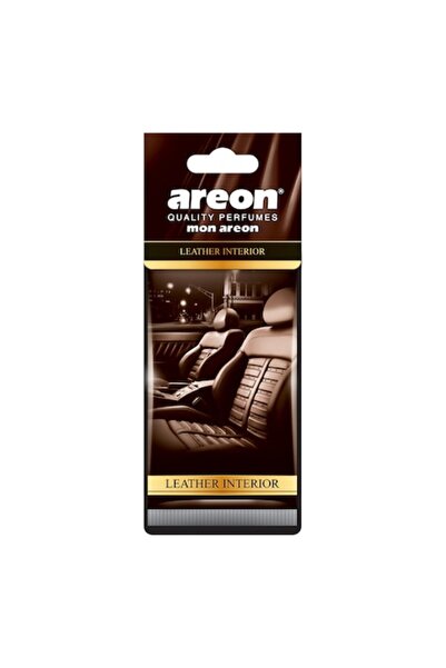Areon Ароматизатор за кола, карта, Mon areon, Кожен интериор, 19 x 7.5 x 0.5 см