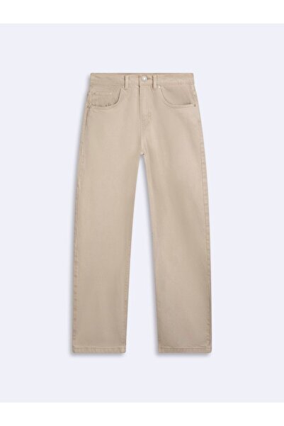 Ltb Larrıe Baggy bež jeans pantalone srednjeg struka