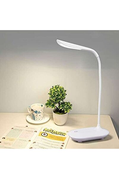 Toybox Portable LED Desk Lamp, USB Powered, Touch Dimming, 3 Color Stepless D...