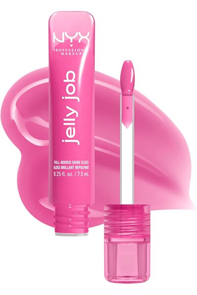 NYX Professional Makeup Jelly Job, Full-Bodied Shine Gloss, Lip-Smoothing Shi...