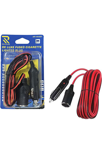 OEM Καλώδιο Επέκτασης Αναπτήρα Αυτοκινήτου 12V Πολυτελείας με Ασφαλειοθήκη