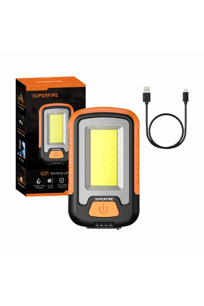 SUPERFIRE Lanterna G21 650Lm pentru lucrări electronice, cu alimentare USB.
