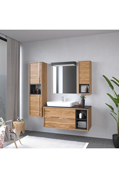 DENKO Matia 100 cm Hazar (Ud) Banyo Dolabı