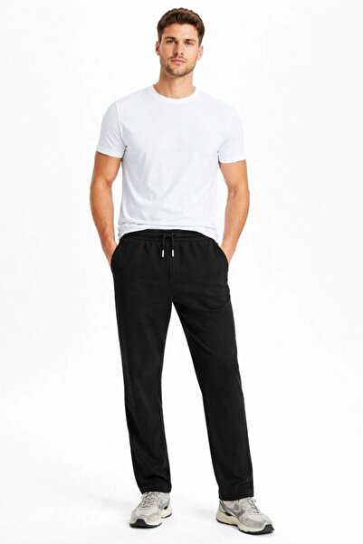 VELİZADE Men's Comfortable Fit, Elastic Waist, 2 Thread Count, Sports Sweatpa...