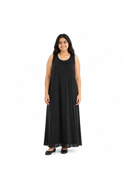 Generic Teenage Girls' Long Dress Sleeveless Lace Dress 2XL Size |   Length 1...
