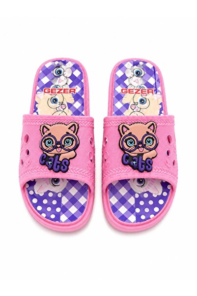 Masal Başdağ Summer Girls' Pool and Beach Slippers Suitable for Wet Ground