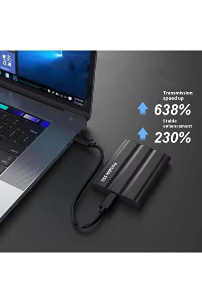 M.A&F's Portable External Hard Drive 4TB, Mini SSD Hard Drives,Solid State External Drives,Computer Backup Drive,USB 3.1 to Type-C Support Data Storage Transfer for Windows XP PC Laptop and Mac