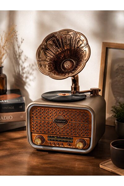NB Concept Nostaljik Radyo, Retro Bluetooth Hoparlör Everton