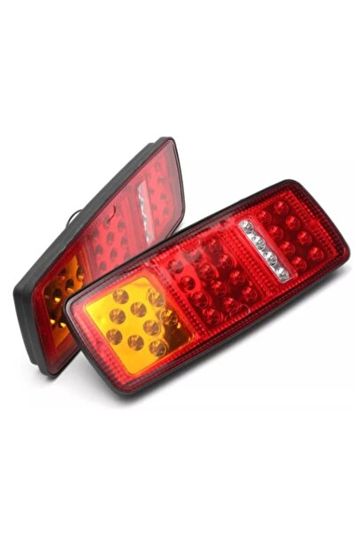 Flexzon Σετ Πίσω Φώτων LED Φορτηγού 24V - Φρένα - Φλας - Όπισθεν - Φώτα Θέσης...