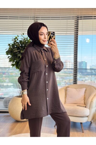 Lamazi Veil 2030 Eleni Shirt Brown