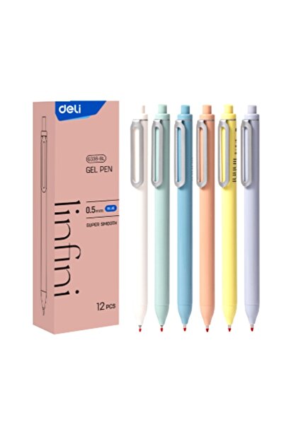 Deli İnfini Gel Pen 0,5 Blue Gel Ballpoint Assorted - 1 Piece
