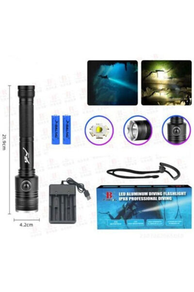 Other Επαναφορτιζόμενος φακός κατάδυσης LED για βάθος έως 200μ. Κωδικός: XL-33