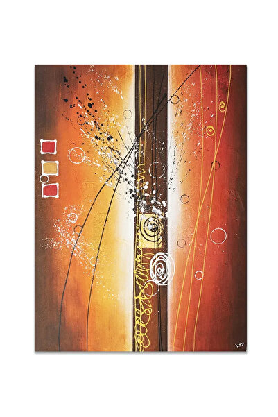artnova Гигантска абстрактна ръчно рисувана картина, Абстрактна фантазия, 120...