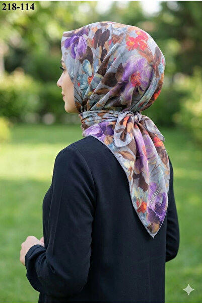 Lo'cella Soft Pamuk Eşarp (Gri) 218-114
