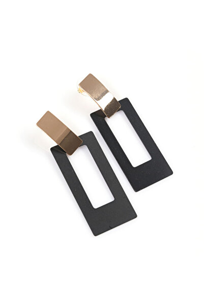 meli melo Cercei lungi rectangulari bicolori