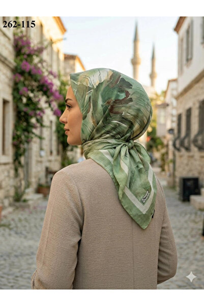 Genel Markalar Moon Scarf Desenli Bambu Pamuk Eşarp 262-115